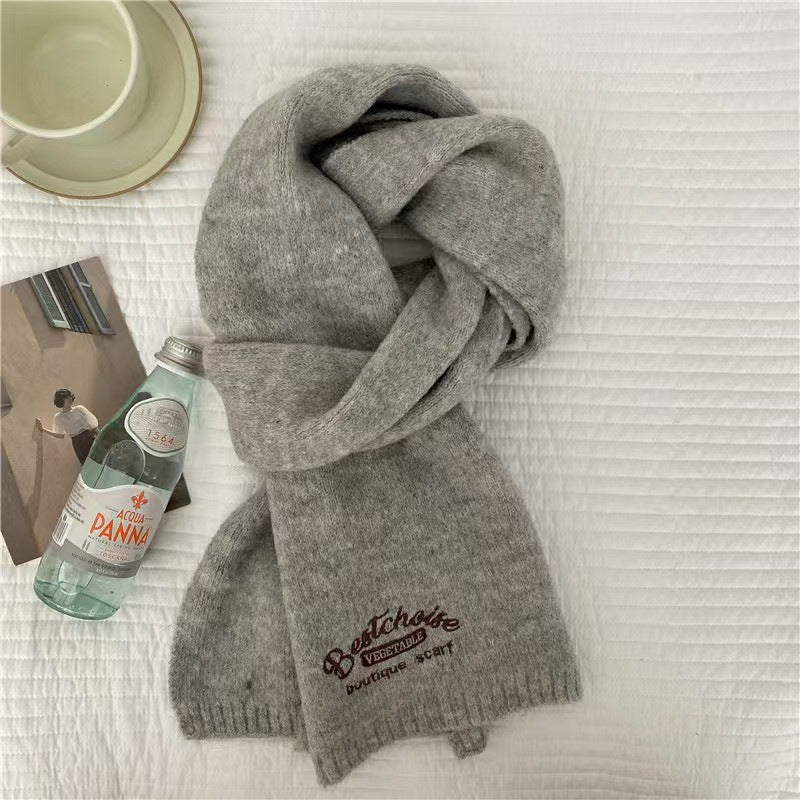 Fashion Preppy Style Artificial Cashmere Scarf Women