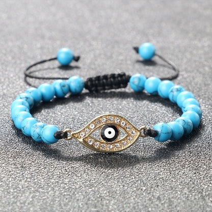 Devil's Eye Micro Inlaid Zircon Bracelet For Women