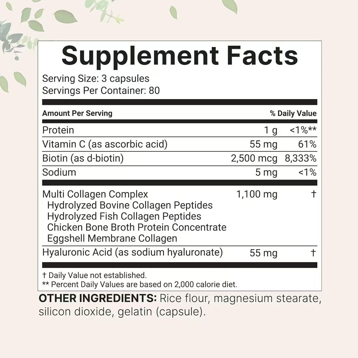 Modern Vitamin Collagen Capsules Multi