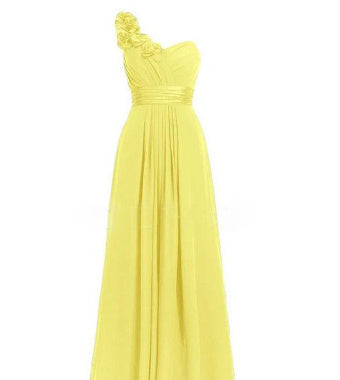 Women's Multi Colored Slanted Neck Sleeveless Strapless Long Dress