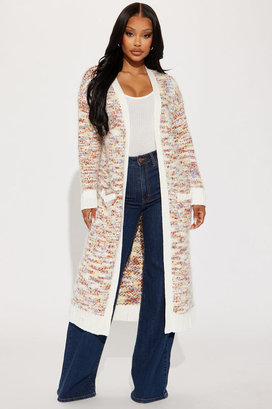 Confidence Boost Cardigan Sweater - Multi Color