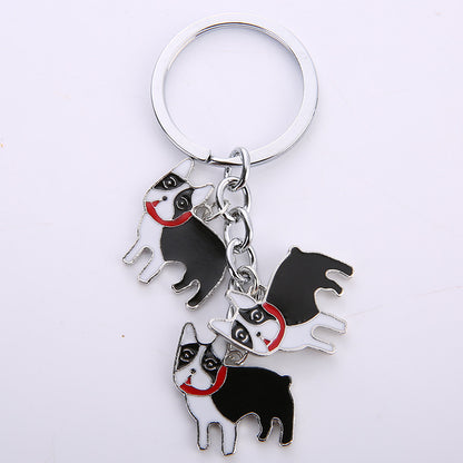 Little Creative Gifts Metal Key Ring Pet Dog Keychain Pendant