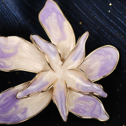 Broche Bauhinia francés súper hermoso para mujer