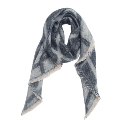 European And American Yarn Rhombus Twill Scarf