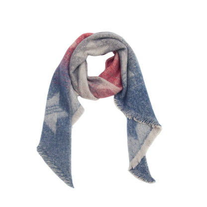 European And American Yarn Rhombus Twill Scarf