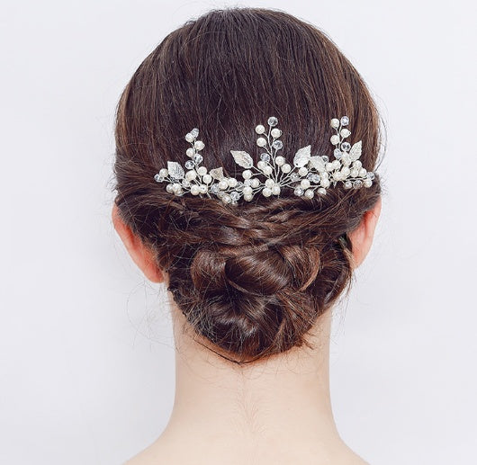 Alloy Leaf Bridal Hairpin