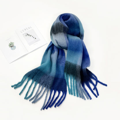 Fashion Solid Color Haima Hair Scarf For Women