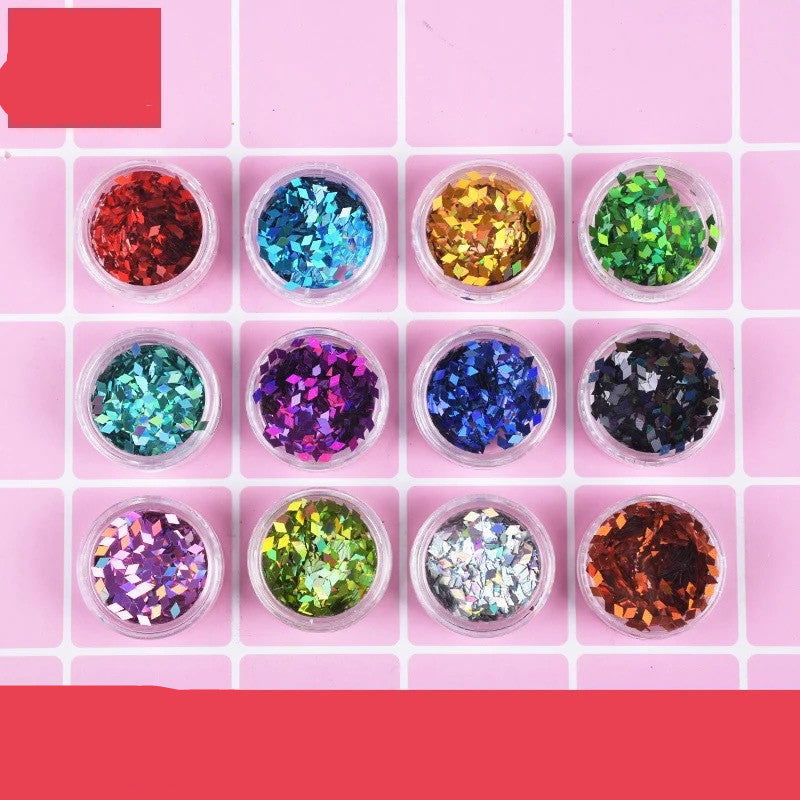 DIY 12 color glitter set