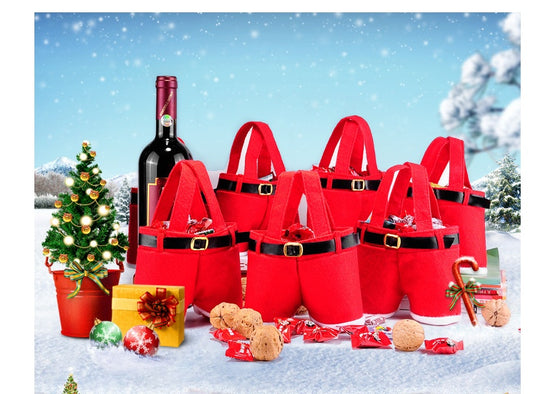 Christmas hot sale red christmas bag christmas wedding candy bag