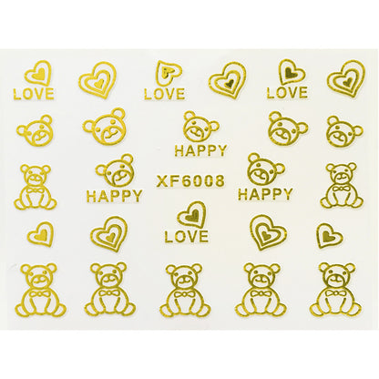 Nail Waterproof Hot Stamping Sticker