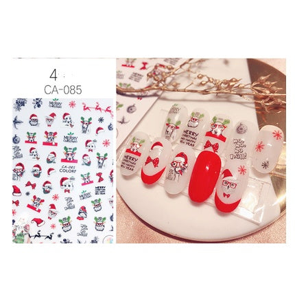 Christmas nail sticker