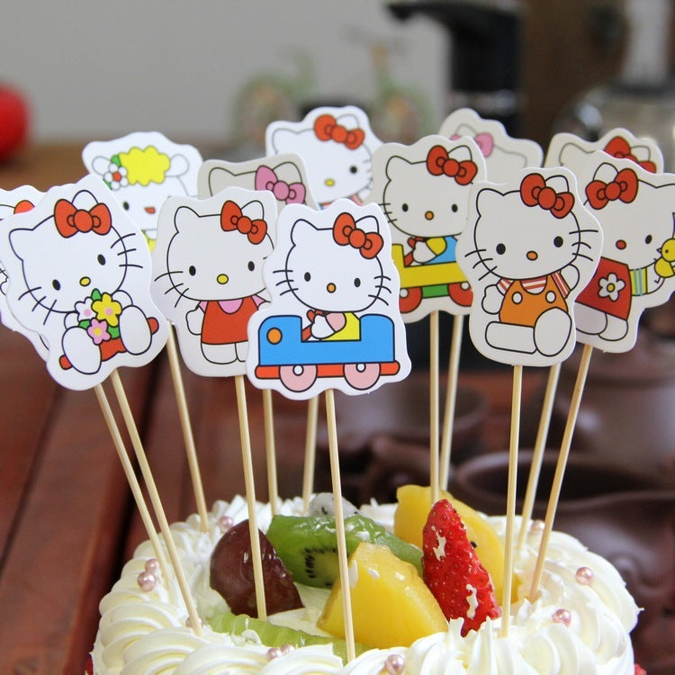 Birthday party cake baking decoration insert