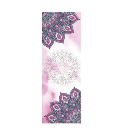 Beautiful Pattern Print New Yoga Towel Sweat Anti-skid Portable Gym Blanket Exercise Yoga Mat Towel Pilates Towel Yoga Mat Cover