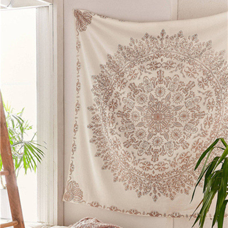 Tapiz de pared con mandala bohemio