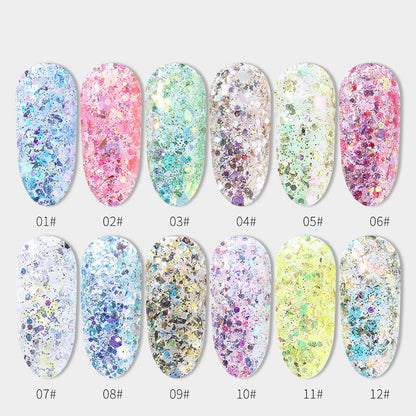 Nail Art Laser Symphony Decorative Sequins