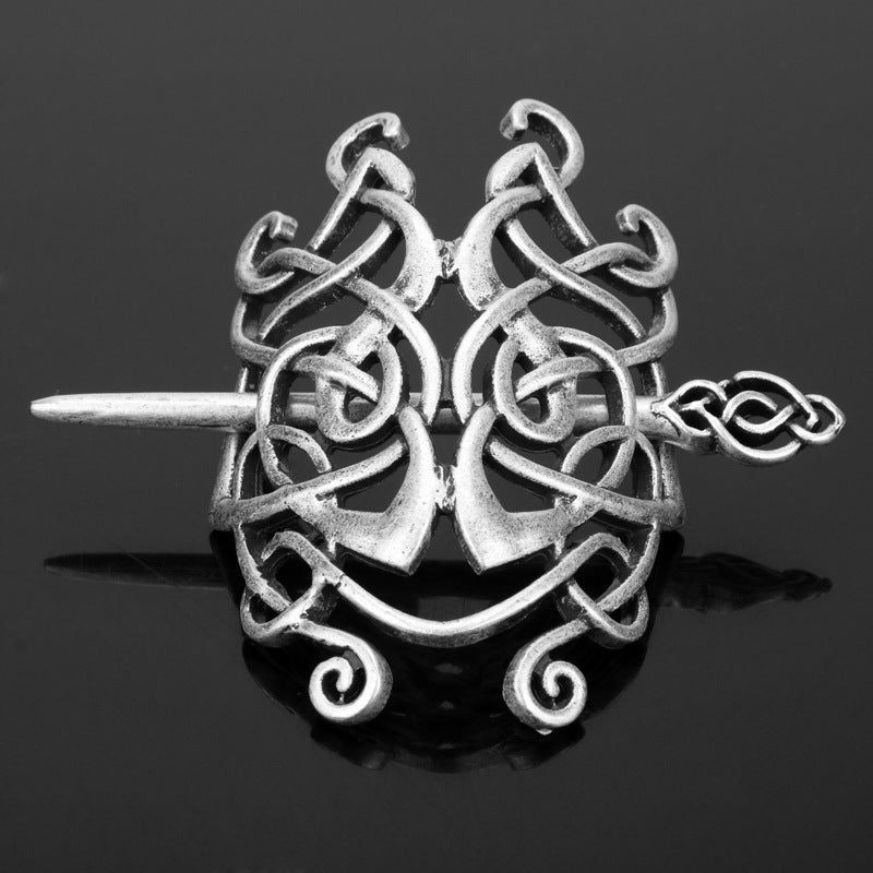 Metal Hair Clip Retro Plug-in Hairpin Headdress