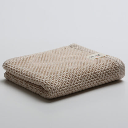 Thickened honeycomb washcloth