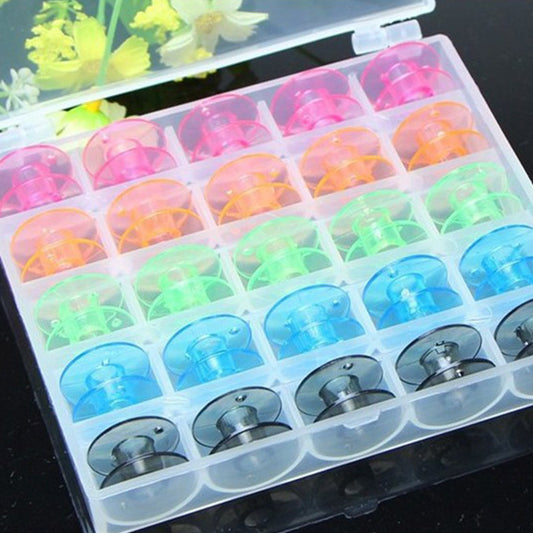 Colourful Plastic Sewing Machine Bobbins