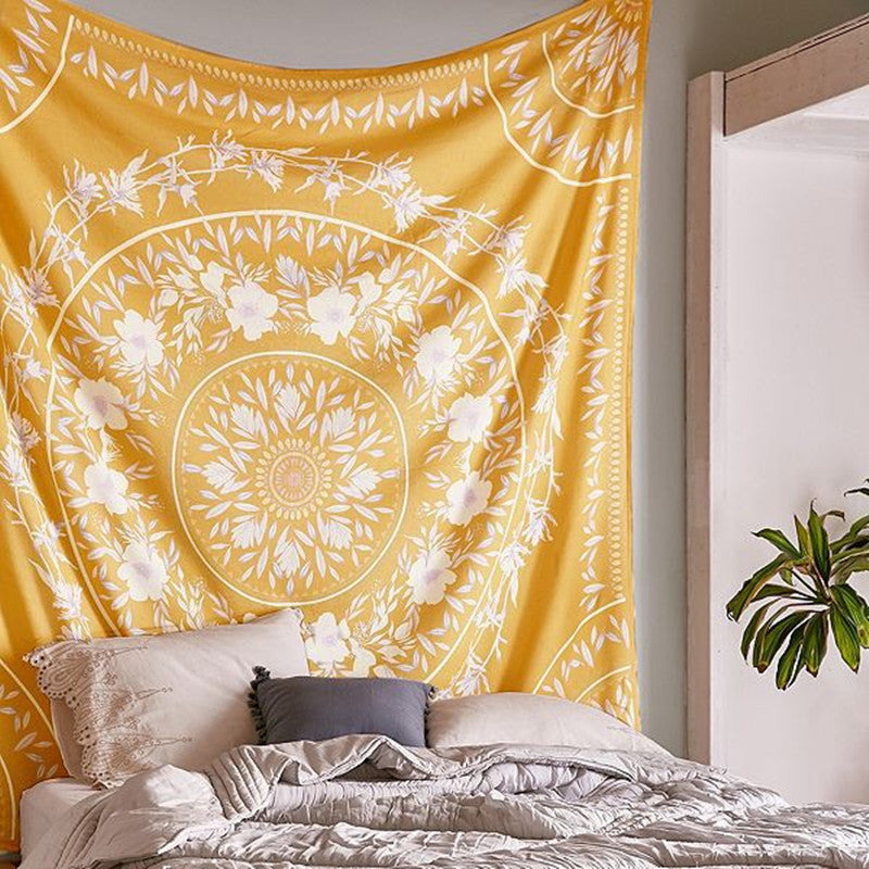 Tapiz de pared con mandala bohemio