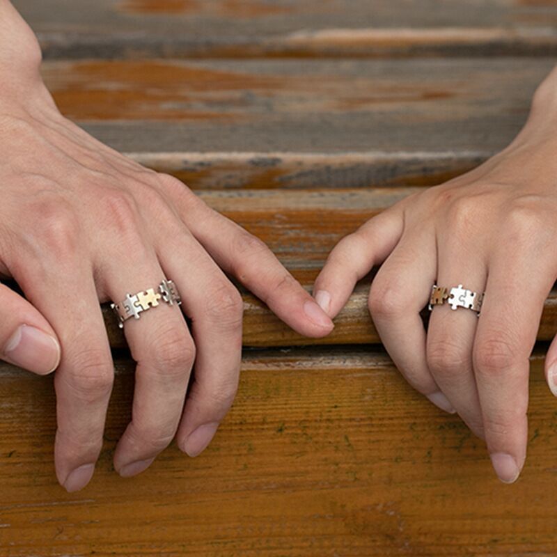 Nuevo anillo de empalme creativo personalizado