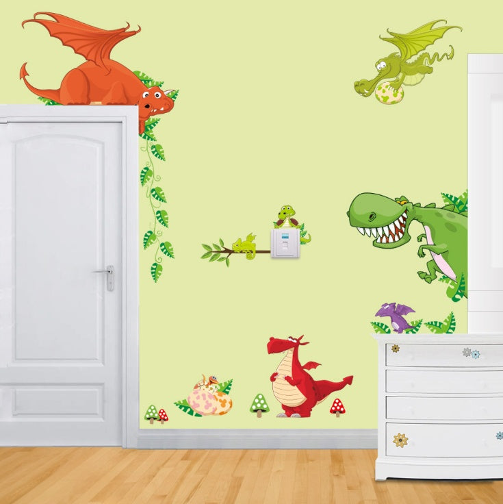 Cute Animal Children's Room Decoration Sticker Gift