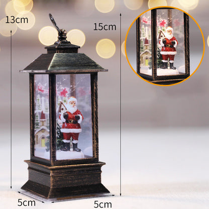 Christmas Simulation LED Flame Small Oil Lamp