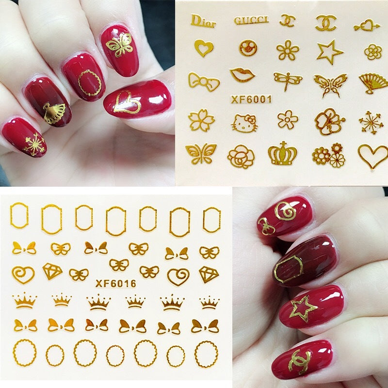 Nail Waterproof Hot Stamping Sticker