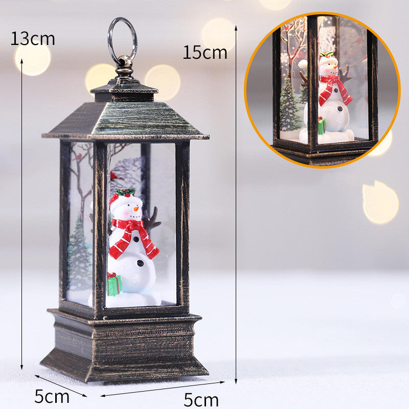 Christmas Simulation LED Flame Small Oil Lamp