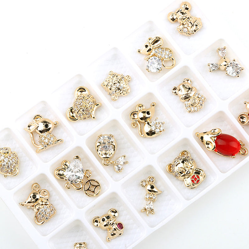 Nail Art Diamond Jewelry Super Flash Mixed Set Luxury Decoration