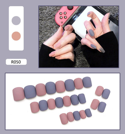 Finished Nail Pieces Nail Art Patches Detachable Nail Patches Female Removable Nail Patches