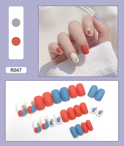 Finished Nail Pieces Nail Art Patches Detachable Nail Patches Female Removable Nail Patches