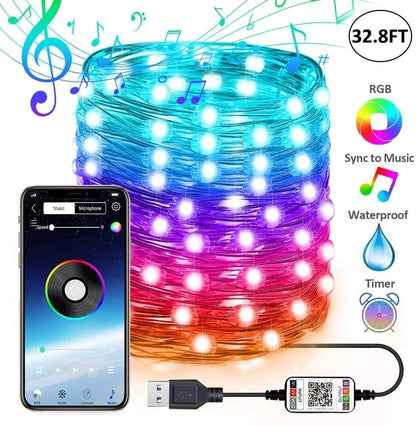 New Bluetooth Christmas Tree Decoration Light