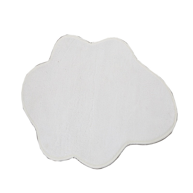 Cute White Cloud Floor Mat, Bedside Mat, Photo Carpet