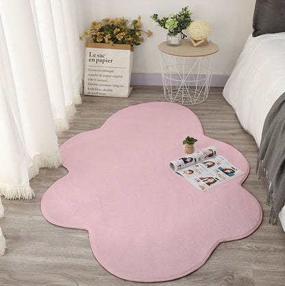 Cute White Cloud Floor Mat, Bedside Mat, Photo Carpet