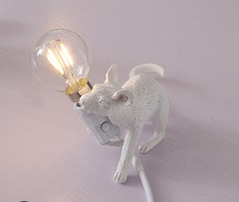 Mouse Personality Mini Decorative Lamp Children'S Room Table Lamp Dormitory Bedside Eye Protection Small Table Lamp