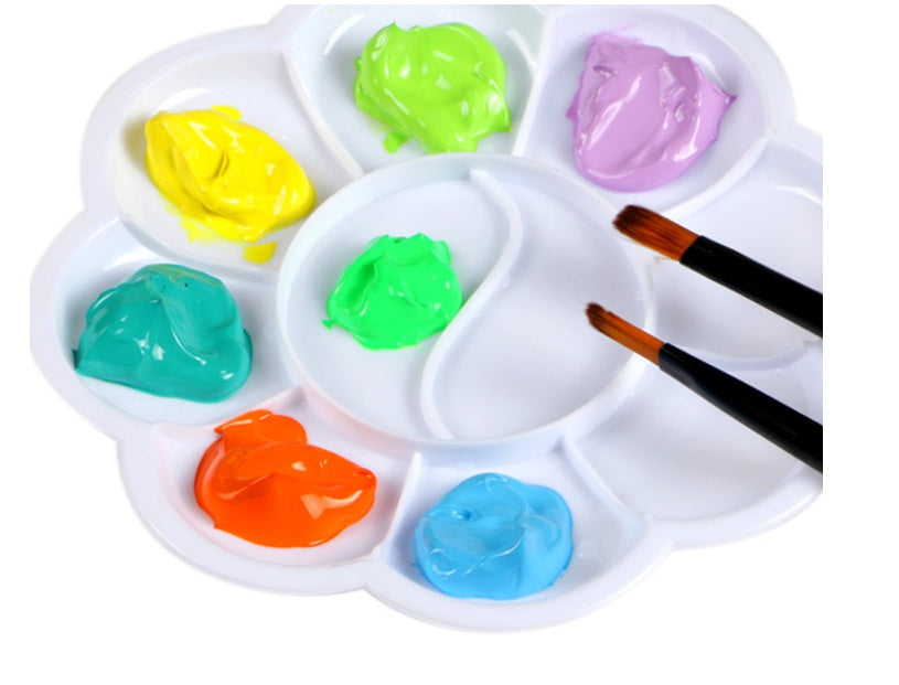 Anhong Acrylic Paint 24 Colors 12ml Box Packed with Palette and Brush Oil Painting Set