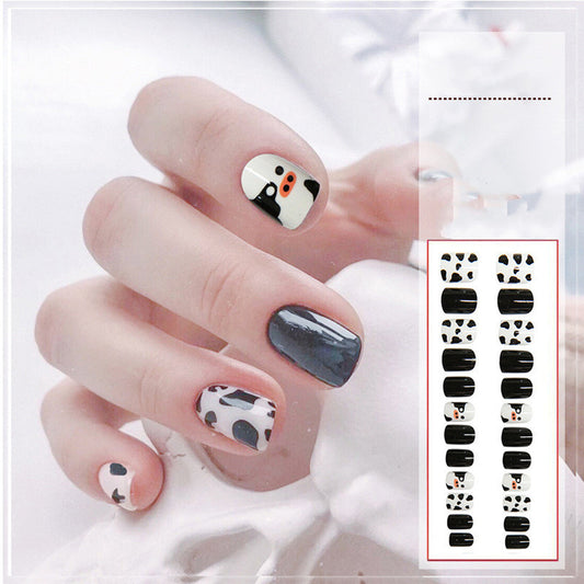 Manicura de vaca con manicura para uñas Parche para uñas