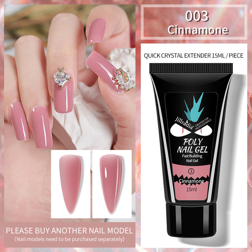 Gel de extensión de cristal para uñas, gel de fototerapia, gel modelador