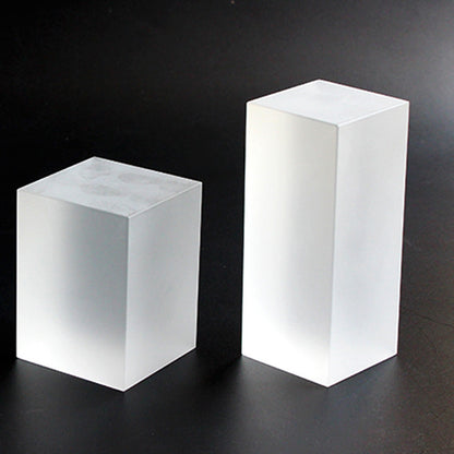 Transparent Crystal Glass Cube White Embryo Crystal Cube