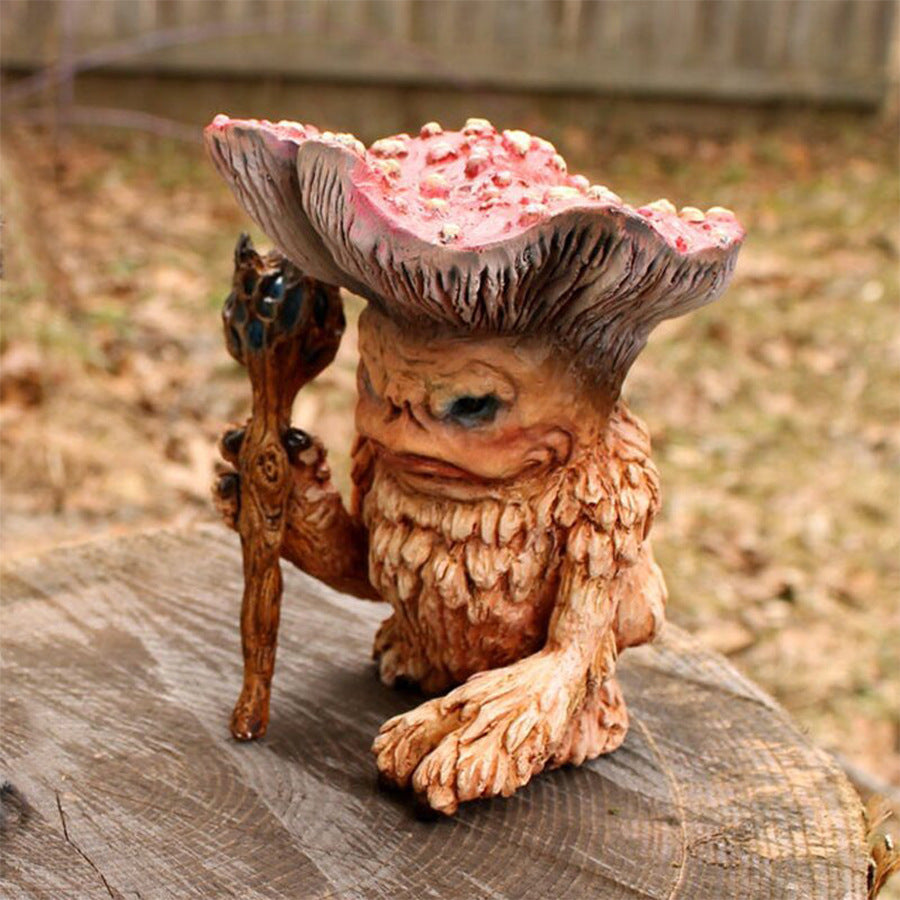 Mushroom  Elf Shaman Sorcerer Troll Resin Crafts