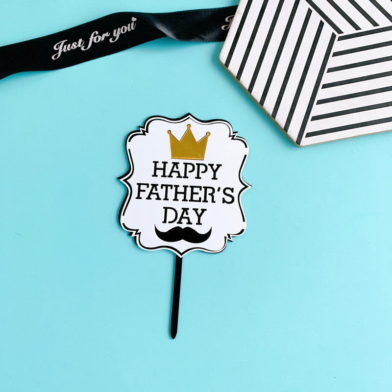 New Product Father's Day Cake Decoration Dad