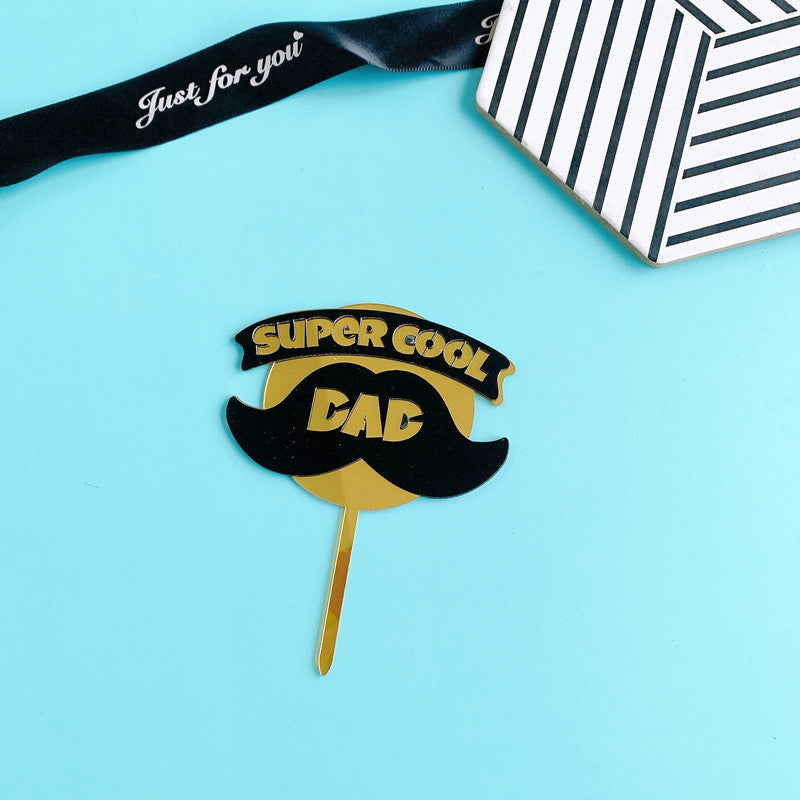 New Product Father's Day Cake Decoration Dad