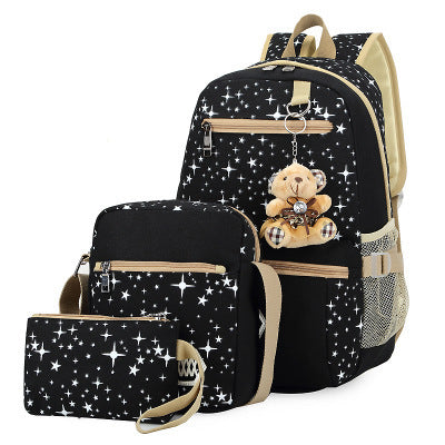 Mochilas escolares para niñas, mochilas para mujeres, mochilas escolares, estrellas