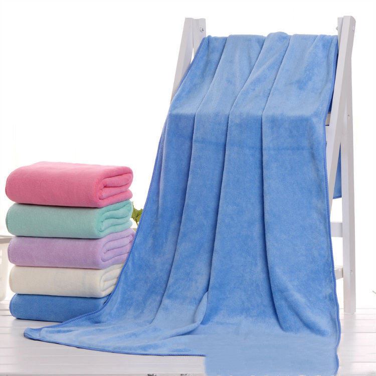 Source Factory Microfiber Bath Towel Beach Towel Beauty Salon Bed Fire Therapy 70 140 Absorbent Foreign Trade Bath Towel