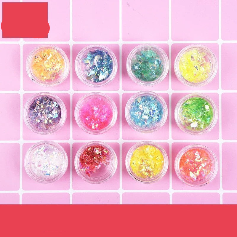 DIY 12 color glitter set