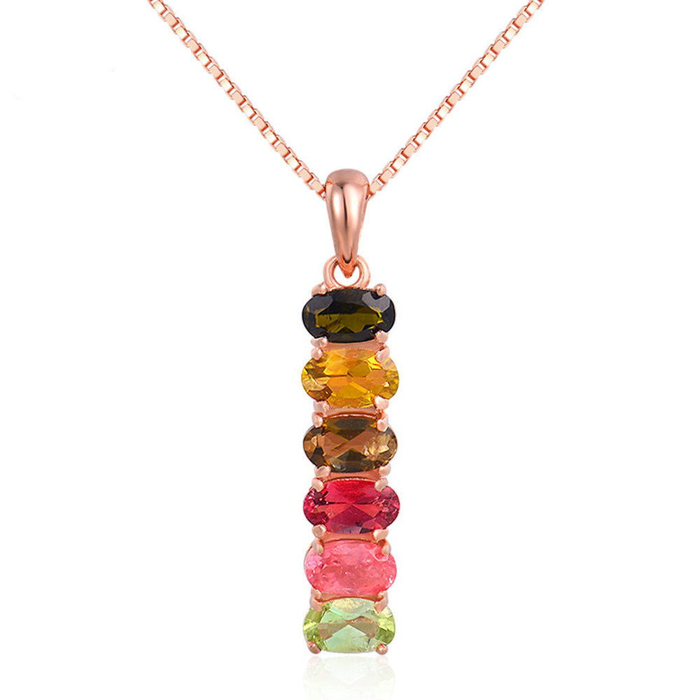 Natural tourmaline jewelry