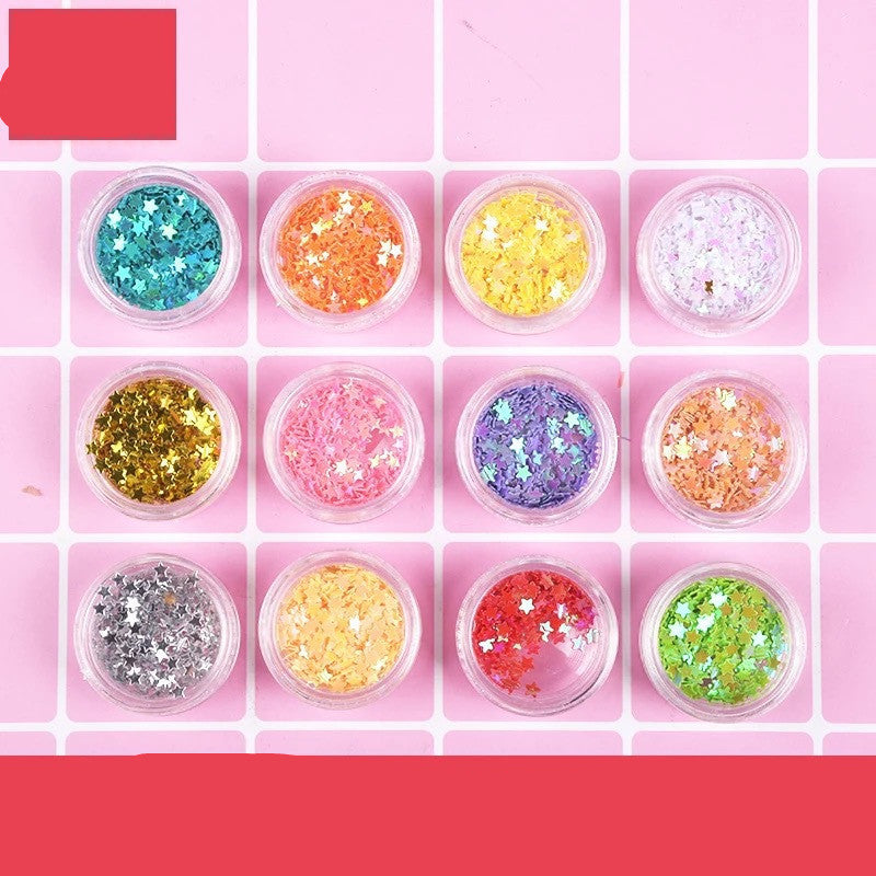 DIY 12 color glitter set