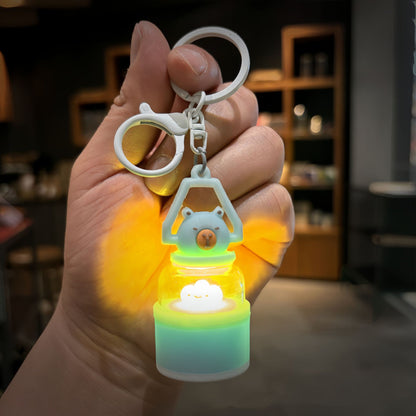 Capabala Creative Small Night Lamp Keychain