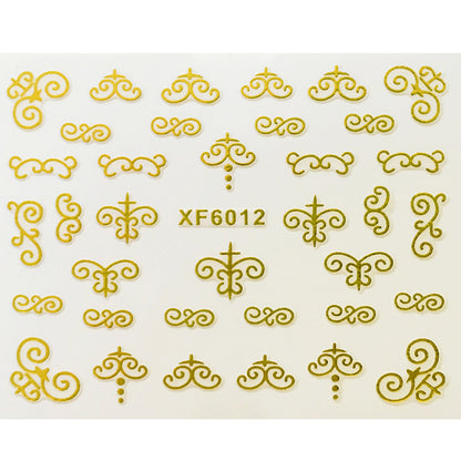 Nail Waterproof Hot Stamping Sticker