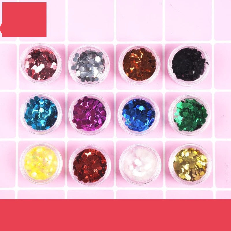 DIY 12 color glitter set